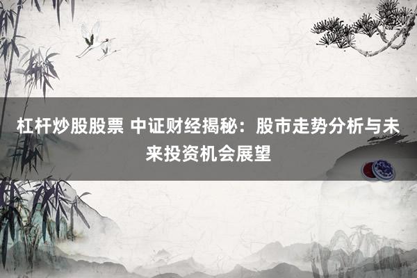 杠杆炒股股票 中证财经揭秘：股市走势分析与未来投资机会展望