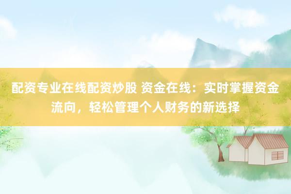 配资专业在线配资炒股 资金在线：实时掌握资金流向，轻松管理个人财务的新选择