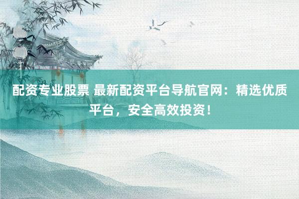 配资专业股票 最新配资平台导航官网：精选优质平台，安全高效投资！