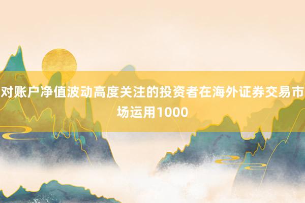 对账户净值波动高度关注的投资者在海外证券交易市场运用1000