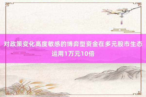 对政策变化高度敏感的博弈型资金在多元股市生态运用1万元10倍